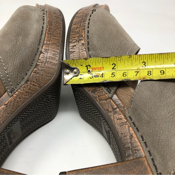 Dansko Ramona Sandals Taupe Nubuck Leather Size 42 - Picture 10 of 11